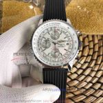 Perfect Replica Breitling Navitimer World White Dial Stainless Steel Case 43mm Watch